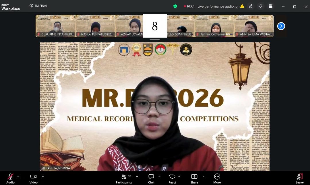 Keterangan : Gambar 8 Penutupan Acara oleh MC